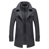 Men Double Winter Wool Coat