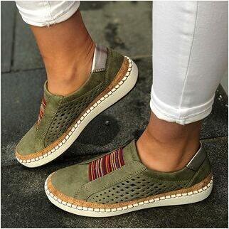 Casual Ladies Espadrilles Comfortable Flats Shoes