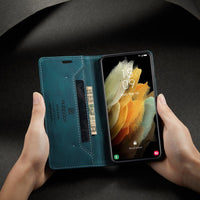 Ultra Case Flip Leather Wallet Cover For Samsung S21 S 21 Luxury Matte Magnetic Cases