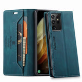 Ultra Case Flip Leather Wallet Cover For Samsung S21 S 21 Luxury Matte Magnetic Cases