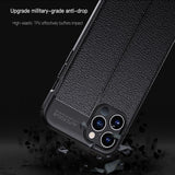 Luxury Litchi Leather Texture TPU Cover for iPhone 12/Pro/Pro max/12 mini