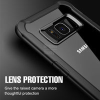 Luxury Shockproof Business Transparent Case For Samsung Galaxy S9 / S9 Plus / S10 Plus / S10E/ Note 8 / Note 9