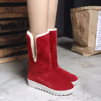 Cute Comfortable Warm Folding Tube Fur Boots