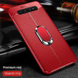 Luxury Shockproof Ultra Thin Soft Silicon Anti-knock Phone Case + Strap +Ring For Samsung Note10 Note10 Plus S10 S10Plus S10E Note 9/8 S9 S8/Plus