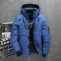 Fashion Winter Thick Warm Men Hooded Casual Parka Down Jacket