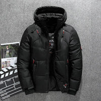 Fashion Winter Thick Warm Men Hooded Casual Parka Down Jacket