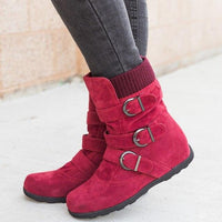 Comfortable Women Buckle Strap Platform Ankle Boots (Extra Buy 2 Got 10% Off Now)