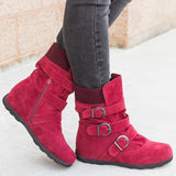 Comfortable Women Buckle Strap Platform Ankle Boots (Extra Buy 2 Got 10% Off Now)