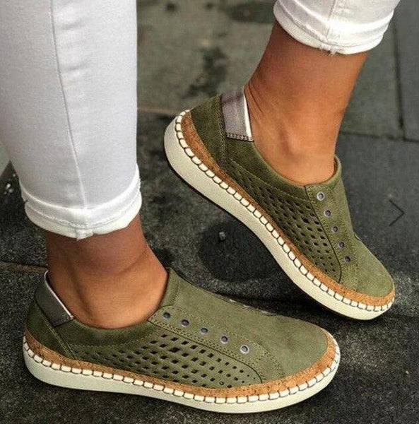 Women's Shoes - Women's Fashion Mesh Flats Breathable Casual Shoes