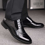 Luxury Business Leather Oxfords Men Shoes