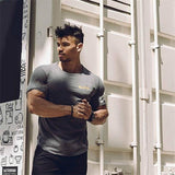 Men's Clothing - Men Short Sleeve Casual Fashion Fitness T shirt