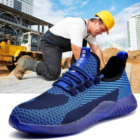 Air Safety Shoes Breathable Work Sneakers