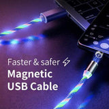 iGlow™ Glowing LED Magnetic USB Charging Cable-Latest Elite