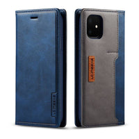 Luxury Leather Flip Magnetic Case For iPhone 12