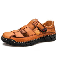 Summer Genuine Leather Sandals Men Outdoor