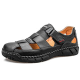 Summer Genuine Leather Sandals Men Outdoor