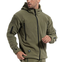 Men Winter Thermal Fleece US Military Soft Tactical Jackets