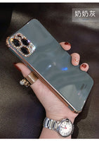 Rhinestone Sparkling Electroplated Phone Cases For IPhone 12 mini 12 11 Pro Max XR X XS Max 7 8