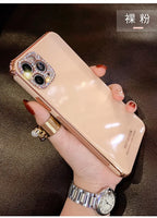 Rhinestone Sparkling Electroplated Phone Cases For IPhone 12 mini 12 11 Pro Max XR X XS Max 7 8