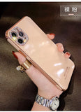 Rhinestone Sparkling Electroplated Phone Cases For IPhone 12 mini 12 11 Pro Max XR X XS Max 7 8