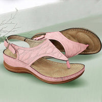 Women's Sandals - Embroidery Platform Buckle Shoes