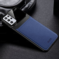 PU Leather Plexiglass Hard PC Shockproof Case For s21/s21plus/s21 ultra