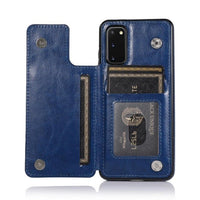 Luxury Slim Fit Leather Wallet With Card Slot Shockproof Cover For Samsung Galaxy S20Ultra S20 FE