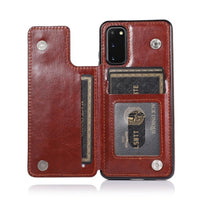 Luxury Slim Fit Leather Wallet With Card Slot Shockproof Cover For Samsung Galaxy S20Ultra S20 FE