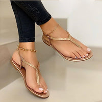 Summer Rhinestone Bling Fat Shoes