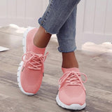 Women's Sneakers Flat Vulcanized Light Mesh Breathable Female Running Shoes