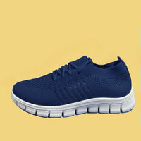 Women's Sneakers Flat Vulcanized Light Mesh Breathable Female Running Shoes