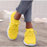 Women's Sneakers Flat Vulcanized Light Mesh Breathable Female Running Shoes