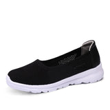 Light Breathable Slip on Walking Comfort Women's Flat Shoes