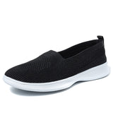 Lightweight Soft Knitting Sock Women's Sneakers Slip On Shoes Flats