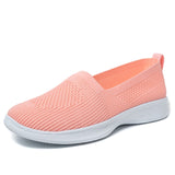 Lightweight Soft Knitting Sock Women's Sneakers Slip On Shoes Flats