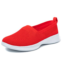 Lightweight Soft Knitting Sock Women's Sneakers Slip On Shoes Flats