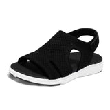 Summer Women Sandals Flats Buckle Strap Ladies Beach Shoes