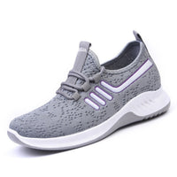 Women's Sneakers Flat Vulcanized Light Mesh Breathable Female Running Shoes