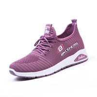 Women's Sneakers Flat Vulcanized Light Mesh Breathable Female Running Shoes